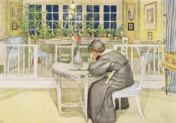 The Evening Before the Journey to England - Studierom, pub. i 