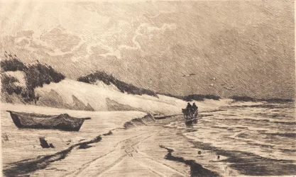 Fra sanddynene ved Skagens Sønderstrand