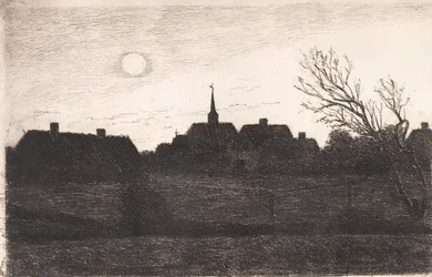 Hornbæk kirke, sommerkveld