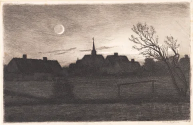 Hornbæk kirke, sommerkveld