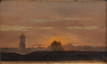 Darmstadt, utsikt fra slottsstudioet