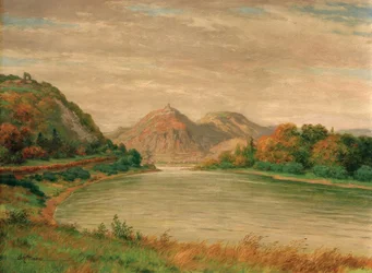 Høstdag på Rhinen nær Rolandseck