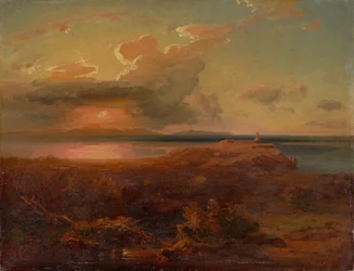 Carl Rottmann - «Aegina med Apollontempelet.» Rundt 1835