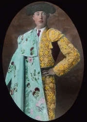 Portrett av en tyrefekter, vers 1920–1930 - Spania, portrett av en tyrefekter, Torero, bildedato: 1920-1930-tallet, Carl Simon-arkivet