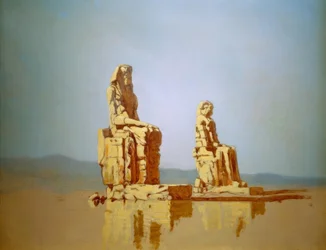 Purken. Memnon Colossae i Egypt