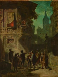 Spansk Serenade fra Barberen i Sevilla, ca 1856.