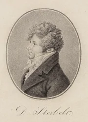 Portrett av pianist og komponist Daniel Steibelt 1765-1823, 1809.