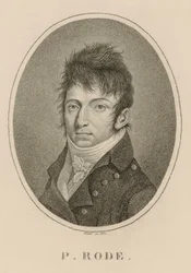 Portrett av komponisten Pierre Jacques Joseph Rode 1774-1830, 1813.