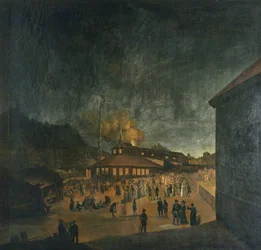 Nasjonal feiring ved Bærum Jernverk (jernverk) ved midtsommer
