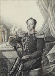 Portrett av Alexander Ivanovich Germann, 1822.