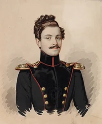 Portrett av Artemy Dmitrievich Raevsky 1814-1853, 1835.