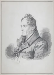 Portrett av grev Viktor Pavlovich Kochubey 1768-1834, keiserlig kansler i Russland, ca. 1832