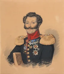 Portrett av prins Stepan Alexandrovich Khilkov 1785-1854, etter 1832.