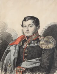 Portrett av Pyotr Nikolaevich Ermolov 1787-1844, 1820-årene.