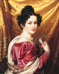 Carl von Sales - Portrett av Henriette av Østerrike (1828)