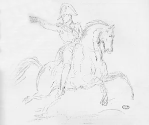 Napoleon til hest, c1700-tallet