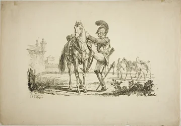 Rifleman Mounting a Horse   1286460   no       norwegian Successfully Translated  Original: Self Portrait (pencil on paper) Translat: Self Portrait (pencil on paper) 1413239 no norwegian Successfully Translated Original: Portræt af maleren Lorenz Frølich (