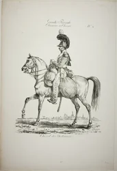 Royal Guard, Norman Mounted Light Infantryman and Horse, nr. 4