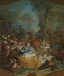 Halt of the Hunt, ca. 1737.
