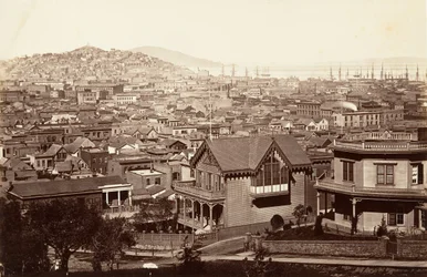 San Francisco, fra Rincon Hill, 1864, trykt ca. 1876.