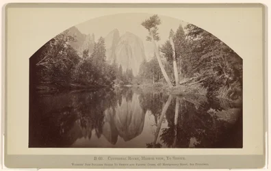 B 60. Cathedral Rocks, speilutsikt, Yosemite