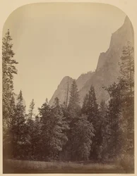 Konturutsikt over Half Dome - 4967 fot, Yo Semite