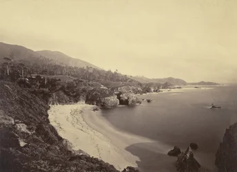 [Utsikt over Stillehavskysten] / [Gibson Beach, Pt. Lobos, Monterey-kysten]