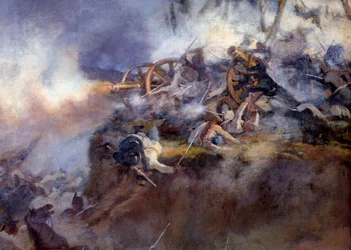 Slaget ved San Martino 24. juni 1859 (Detaljmaleri