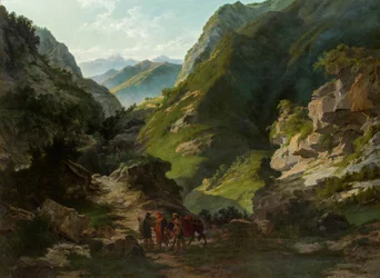 Reisende i fjellene