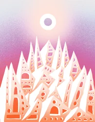 Sommer i Milano, 2020 (digital illustrasjon)