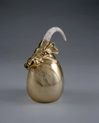 Tea Pot, henrettet av Adrien-Aurélien Hebrard (1866-1937), ca. 1907 (sølv og elfenben) (se også 499958)