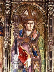 St. Emidius, detalj fra Sant