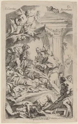 San Carlo Borromeo gir siste nattverd til ofrene for pesten