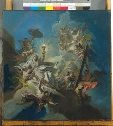 Troens triumf, ca. 1766 (olje på lerret)