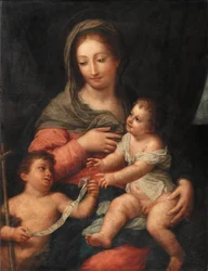 Madonna og barnet med den unge døperen Johannes