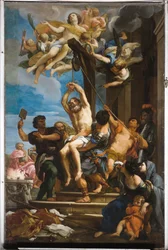 St. Blaises martyrium, ca. 1680 (olje på lerret)