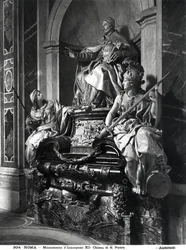 Monument til pave Innocent XI, ca. 1697 (marmor)