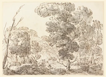 Tegning, Vei i et fjelland, 1770–1786