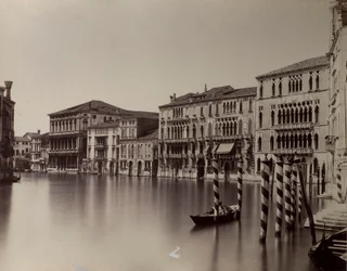 Venezia. Canal Grande med utsikt mot Ca