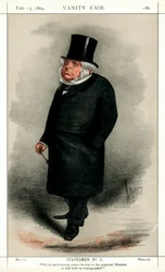 John Bright , britisk radikal og liberal politiker, 1869.