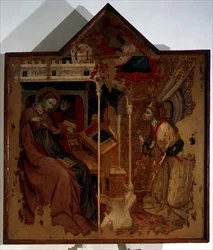 Kunngjøring (tempera på panel)