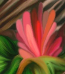 Abstrakt blomst