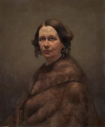 Mrs. Goss (olje på lerret)