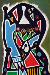 Gamblerdronningen, 2009 (olje på lerret)
