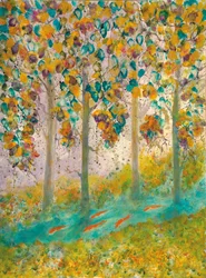 Tre Raku, 2000 (olje på lerret)