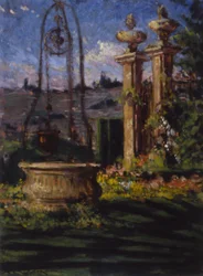 I hagene til Villa Palmieri, 1910.