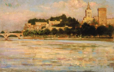 Pavenes palass og Pont d'Avignon, 1911.