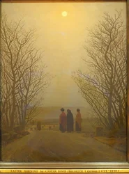 Påskemorgen av Caspar David Friedrich, 1833 e.Kr., olje på lerret - Museo Nacional Centro de Arte Reina Sofía - DSC08706