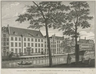 Utsikt over det lutherske barnehjemmet i Amsterdam Utsikt over det lutherske barnehjemmet i Amsterdam (tittel på objekt)