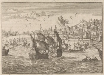 Genova bombardert av den franske flåten, 1684